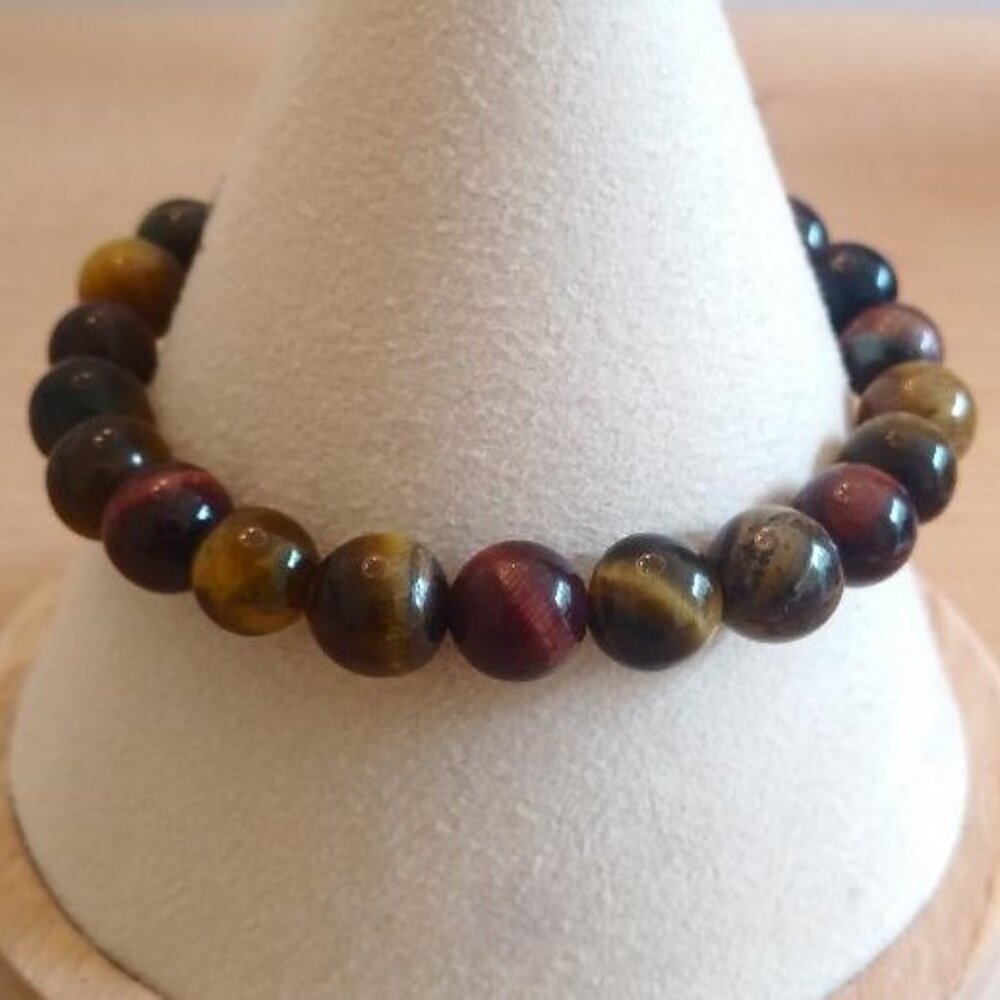 Semi-Precious Stones Bead Stretch Bracelet